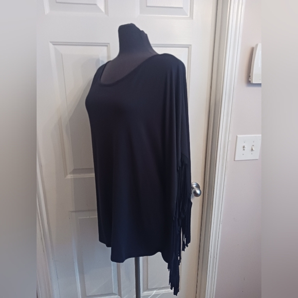 Serena Williams Signature Statement Oversized Blouse with Fringes Size XL - Picture 4 of 7